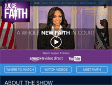 Tablet Screenshot of judgefaith.com